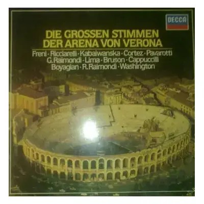 NM | VG+ 3LP Various: Die Grossen Stimmen Der Arena Von Verona (3xLP + BOX + INSERT)