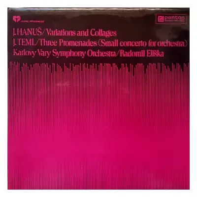 VG+ | NM LP Jiří Teml: Variations And Collages / Three Promenades (Small Concerto For Orchestra