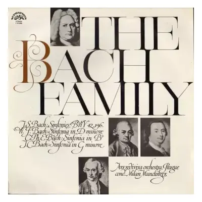 VG+ | VG+ LP Ars Rediviva Ensemble: The Bach Family