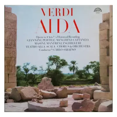 NM | VG+ 3LP/Box Set Orchestra Del Teatro Alla Scala: Aida (Opera In 4 Acts, Historical Recordin