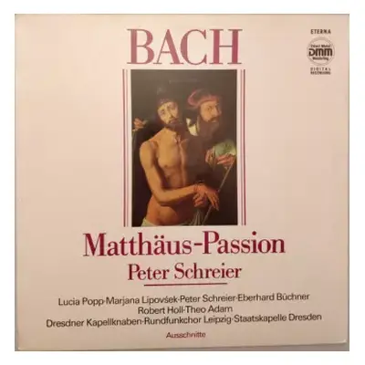 VG+ | VG+ LP Johann Sebastian Bach: Matthäus Passion BWV 244 (Ausschnitte)