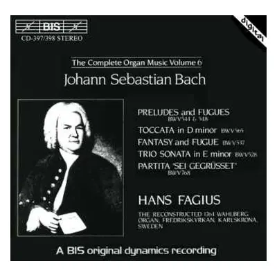 2CD Johann Sebastian Bach: Preludes And Fugues / Toccata In D / Fantasy And Fugue / Trio Sonata 