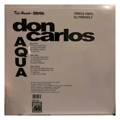 3LP Don Carlos: Aqua