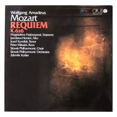 VG+ | VG+ LP Wolfgang Amadeus Mozart: Requiem K.626