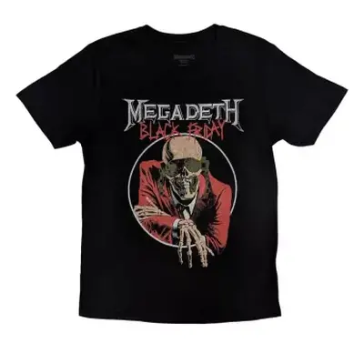 Megadeth Unisex T-shirt: Black Friday (back Print) (small) S