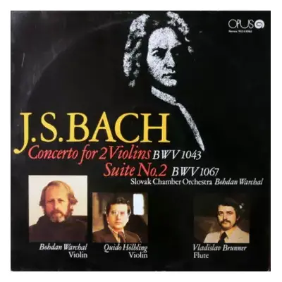 NM | VG+ LP Johann Sebastian Bach: Concerto For 2 Violins BWV 1043 • Suite No. 2 BWV 1067