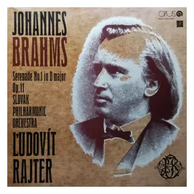 VG+ | VG+ LP Johannes Brahms: Serenade No.1 In D Major, Op. 11