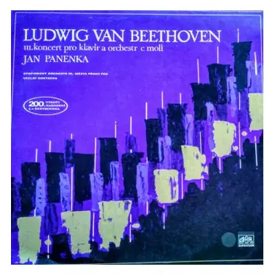 NM | VG+ LP Ludwig van Beethoven: III. Koncert Pro Klavír A Orchestr C Moll