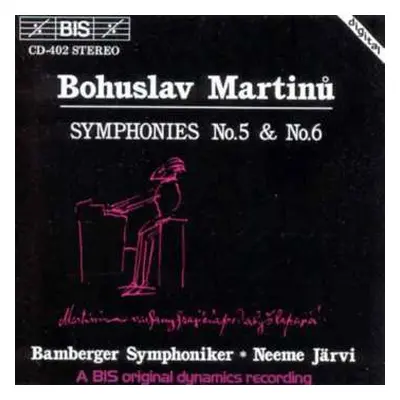 CD Bohuslav Martinů: Symphonies No.5 & No.6