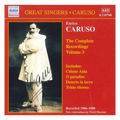 CD Enrico Caruso: The Complete Recordings Volume 3