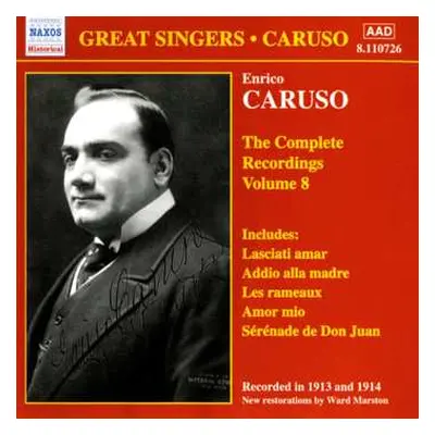 CD Enrico Caruso: The Complete Recordings Volume 8