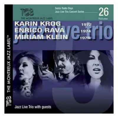 CD Karin Krog: Jazz Live Trio With Guests