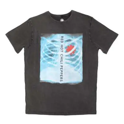 Red Hot Chili Peppers Unisex Stone Wash T-shirt: X-ray (charcoal Grey) (large) L