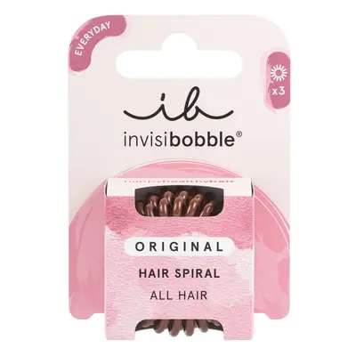 Invisibobble Gumička do vlasů Original Pretzel Brown 3 ks