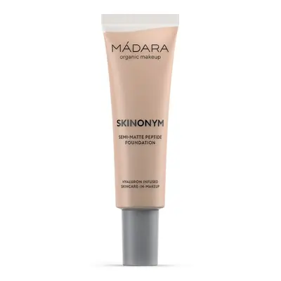 MÁDARA Polomatný make-up s peptidy Skinonym (Semi-Matte Peptide Foundation) 30 ml Sand