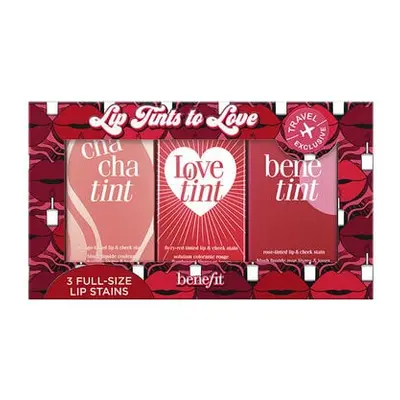 Benefit Dárková sada tekutých barev na rty a tváře Lip Tints to Love