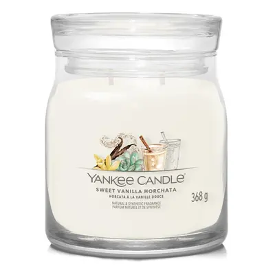 Yankee Candle Aromatická svíčka Signature sklo střední Sweet Vanilla Horchata 368 g