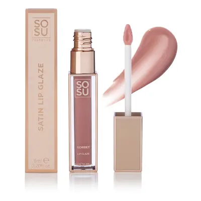 SOSU Cosmetics Lesk na rty Shimmer (Lip Glaze) 6 ml Sorbet