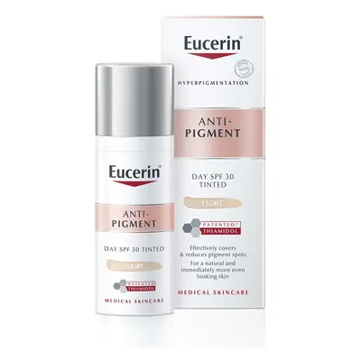 Eucerin Denní tónovaný krém SPF 30 Antipigment (Tinted Cream) 50 ml Medium