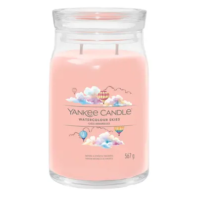 Yankee Candle Aromatická svíčka Signature sklo velké Watercolour Skies 567 g