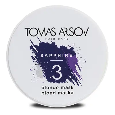 Tomas Arsov Maska potlačují žluté a zlatavé tóny vlasů Sapphire (Blonde Mask) 100 ml