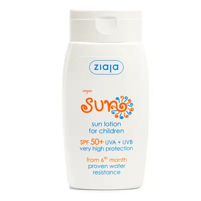 Ziaja Mléko na opalování pro děti 6M+ SPF 50+ Sun (Sun Lotion) 125 ml