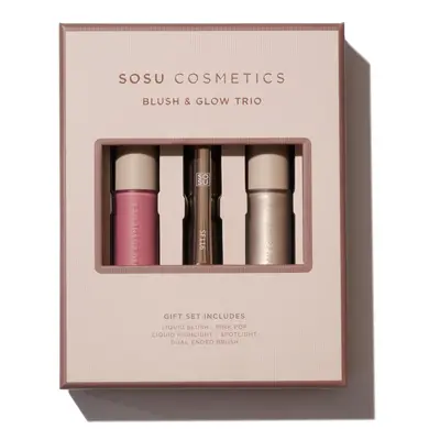 SOSU Cosmetics Dárková sada dekorativní kosmetiky Blush & Glow Trio