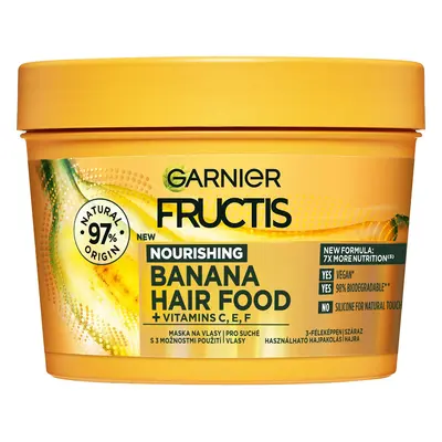 Garnier Vyživující maska pro suché vlasy Banana (Hair Food) 400 ml