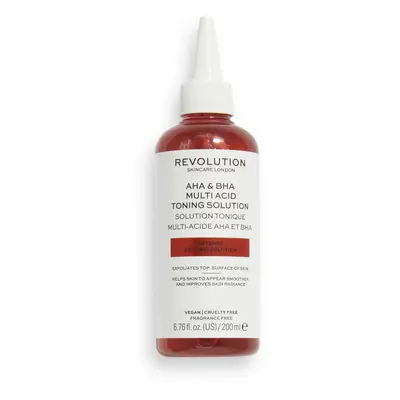 Revolution Skincare Čisticí pleťové tonikum AHA & BHA Multi Acid (Toning Solution) 200 ml