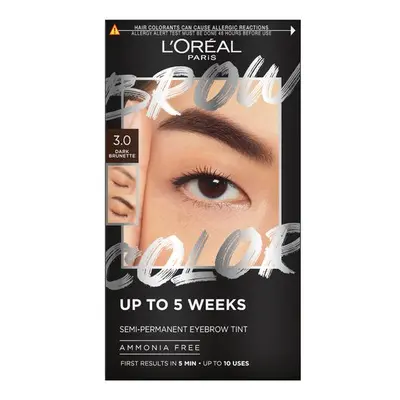 L´Oréal Paris Semi-permanentní barva na obočí Brow Color (Semi-Permanent Eyebrow Tint) 3.0 Dark 