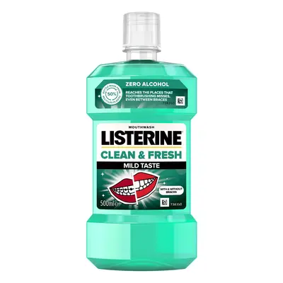 Listerine Ústní voda Clean & Fresh Mild Taste 500 ml