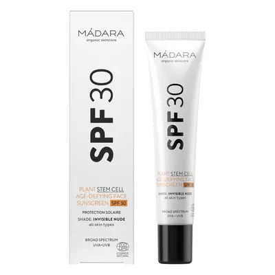 MÁDARA Opalovací krém na obličej s anti-age efektem Plant Stem Cell (Age-Defying Face Sunscreen 