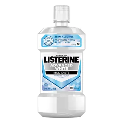 Listerine Ústní voda s bělicím účinkem Advanced White Mild Taste 500 ml