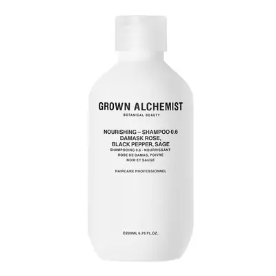 Grown Alchemist Vyživující šampon Damask Rose, Black Pepper, Sage (Nourishing Shampoo) 200 ml