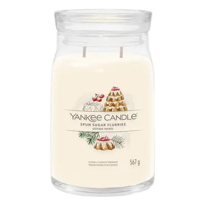 Yankee Candle Aromatická svíčka Signature sklo velké Spun Sugar Flurries 567 g