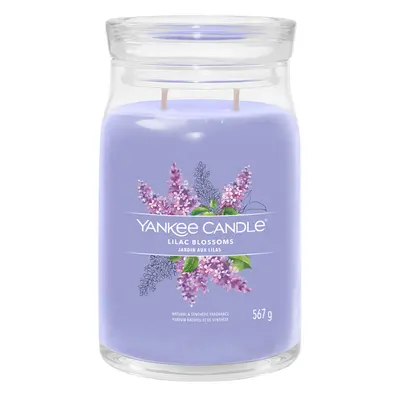 Yankee Candle Aromatická svíčka Signature sklo velké Lilac Blossoms 567 g