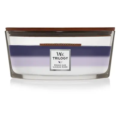 WoodWick Vonná svíčka loď Trilogy Evening Luxe 453,6 g