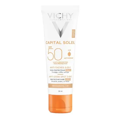 Vichy Ochranný tónovaný krém proti pigmentovým skvrnám SPF 50+ Capital Soleil 50 ml