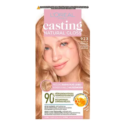 L´Oréal Paris Semipermanentní barva na vlasy Casting Natural Gloss 48 ml 923 Světlá vanilka