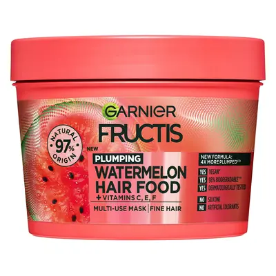 Garnier Maska pro jemné vlasy bez objemu Watermelon (Hair Food) 400 ml