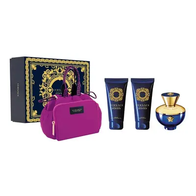 Versace Pour Femme Dylan Blue - EDP 100 ml + tělové mléko 100 ml + sprchový gel 100 ml + kosmeti