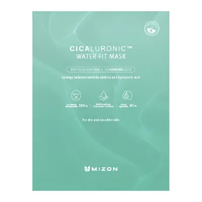 Mizon Hydratační pleťová maska s kyselinou hyaluronovou Cicaluronic (Water Fit Mask) 24 g