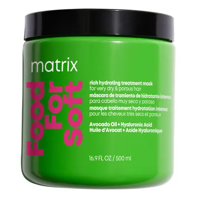 Matrix Hydratační maska na vlasy Food For Soft (Rich Hydrating Treatment Mask) 500 ml