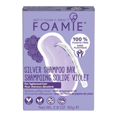 Foamie Tuhý šampon pro blond a odbarvené vlasy Silver Linings (Shampoo Bar) 80 g