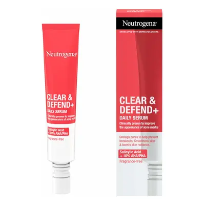 Neutrogena Sérum proti pupínkům Clear & Defend+ (Daily Serum) 30 ml