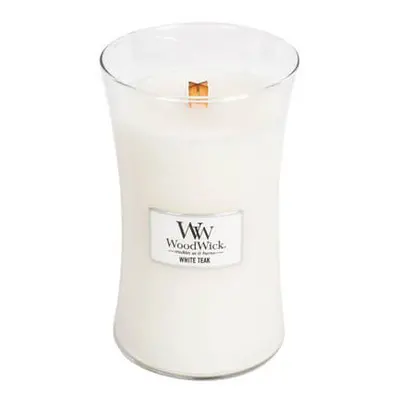 WoodWick Vonná svíčka váza White Teak 609,5 g