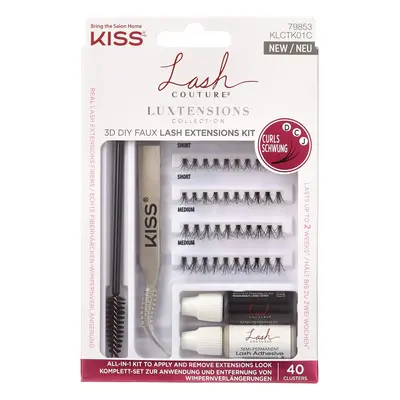 KISS Sada pro aplikaci umělých řas Lash Couture LuXtension Cluster Kit