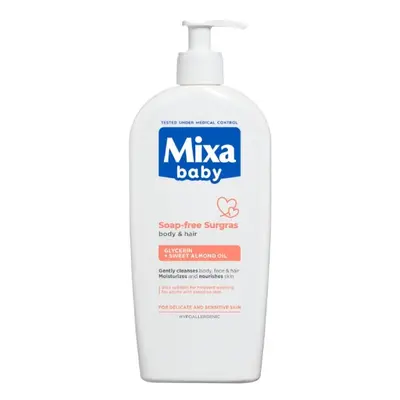 Mixa Extra vyživující mycí Baby gel na tělo a vlásky 5% 400 ml