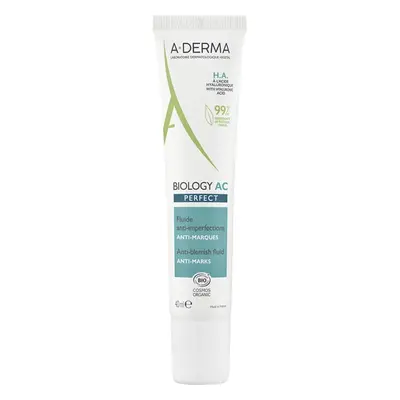 A-DERMA Fluid proti nedokonalostem pleti Biology AC Perfect (Anti-Blemish Fluid) 40 ml