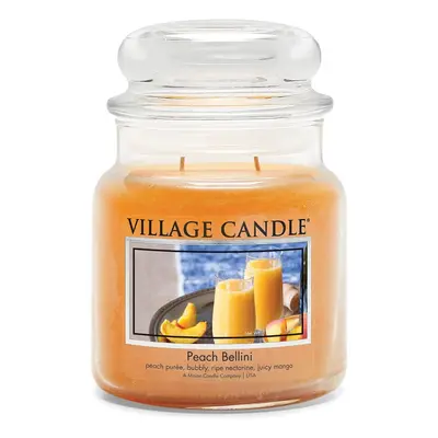 Village Candle Vonná svíčka ve skle Peach Bellini 389 g